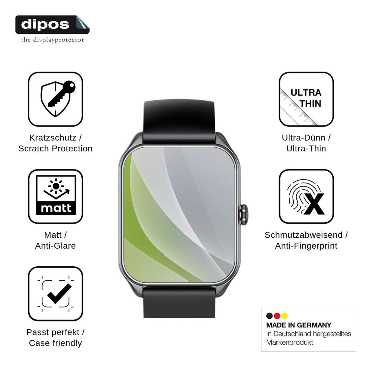 6x Screen Protector for IKT JX637 Protection Anti Glare dipos