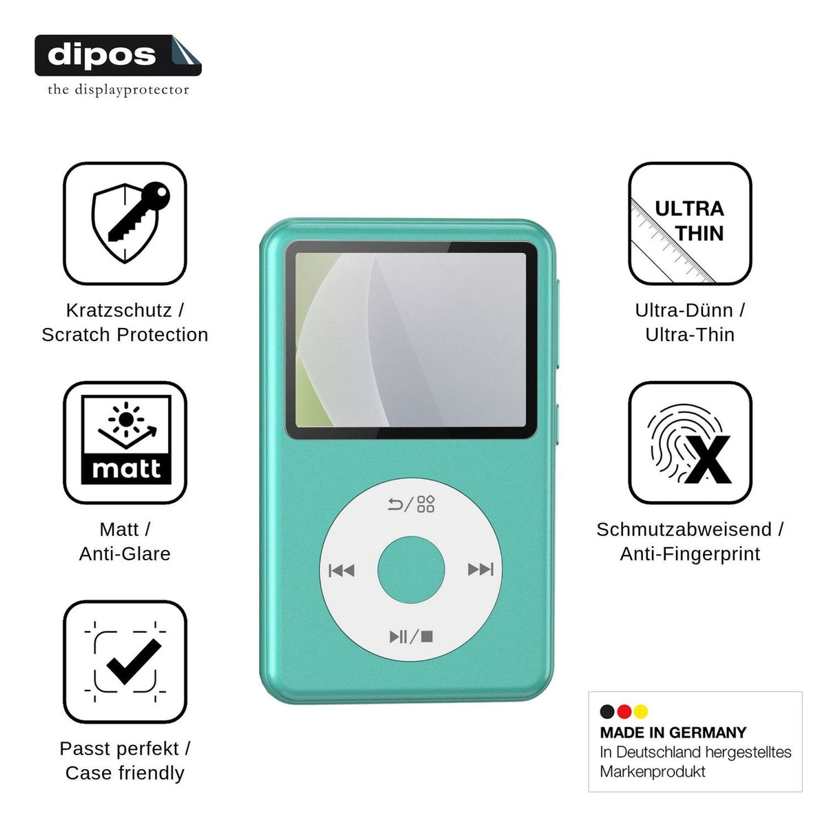 4x Screen Protector for innioasis Y2 Protection Anti Glare dipos
