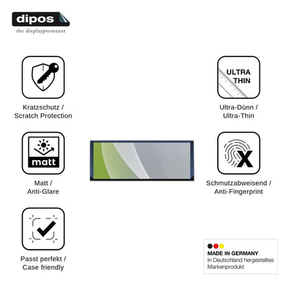 2x Screen Protector for Krunia T52 Protection Anti Glare dipos
