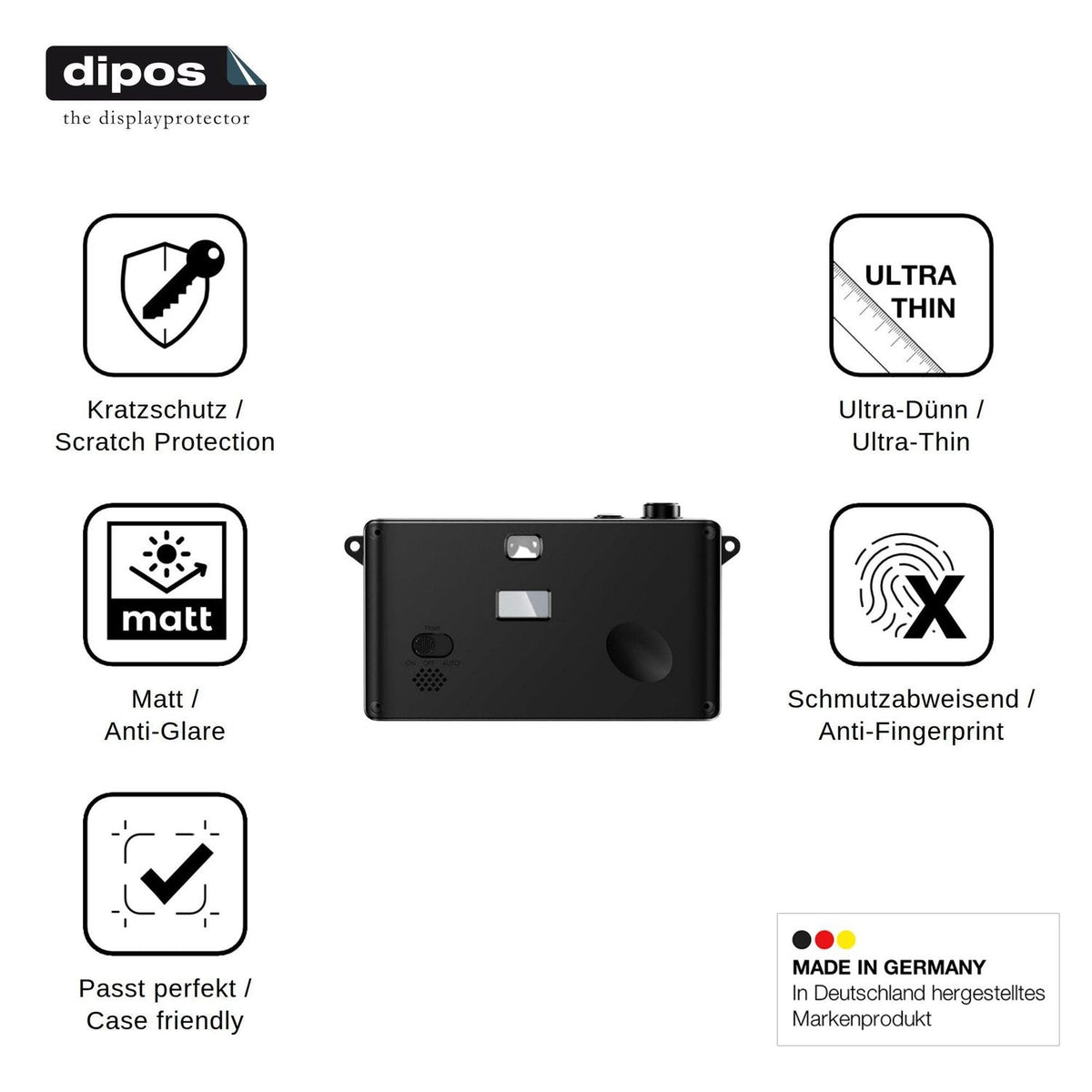 4x Screen Protector for MaxMango D53 Protection Anti Glare dipos