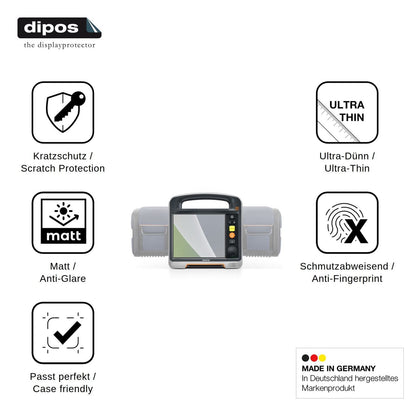 2x Screen Protector for Mindray Beneheart DX Protection Anti Glare dipos