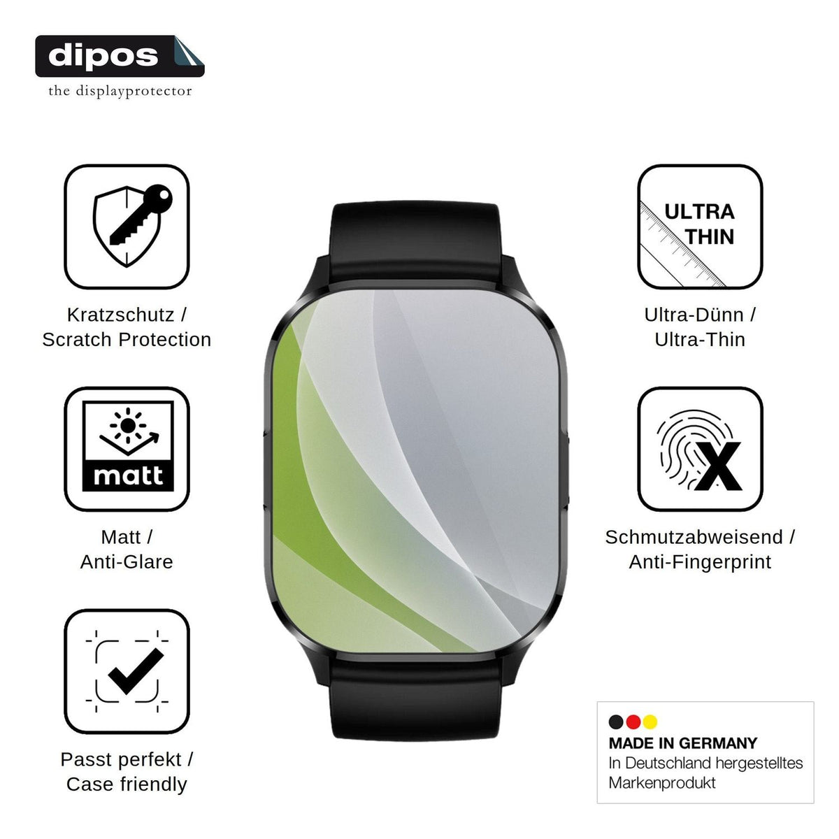 6x Screen Protector for Neow K-Watch Protection Anti Glare dipos