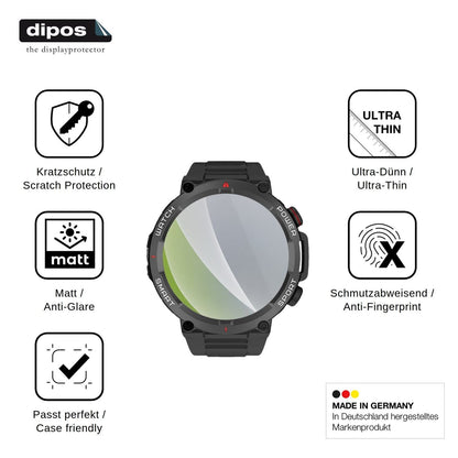 6x Screen Protector for Neow W-Watch 1.39 Protection Anti Glare dipos