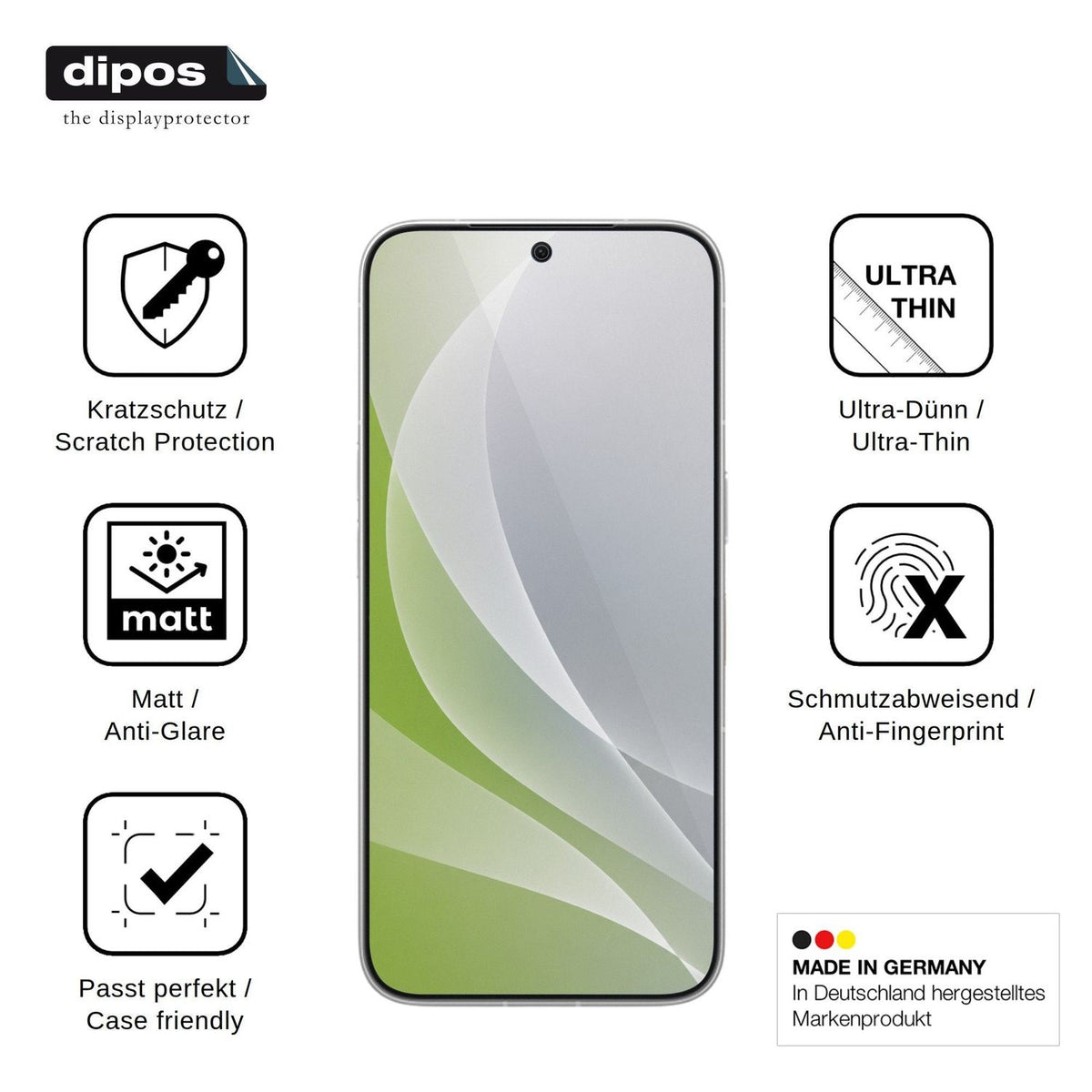 4x Screen Protector for Nubia NaviX Ultra Protection Anti Glare dipos