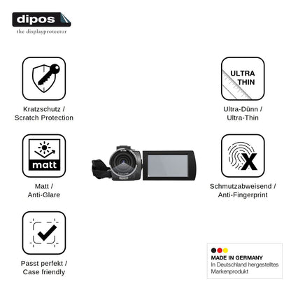 4x Screen Protector for ORDRO AE20 Protection Anti Glare dipos
