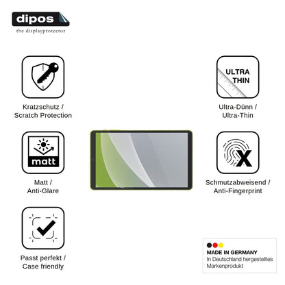 2x Screen Protector for Paitanry Tablet 8.7 Protection Anti Glare dipos