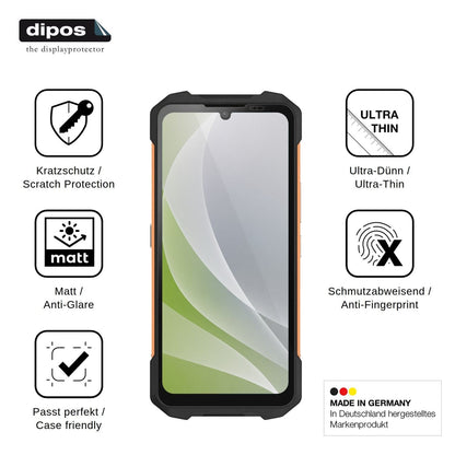 4x Screen Protector for Philips S8320 Protection Anti Glare dipos