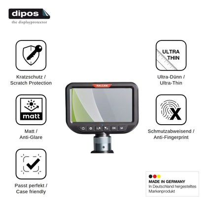4x Screen Protector for Ralcam Endoscope Camera 5 Protection Anti Glare dipos