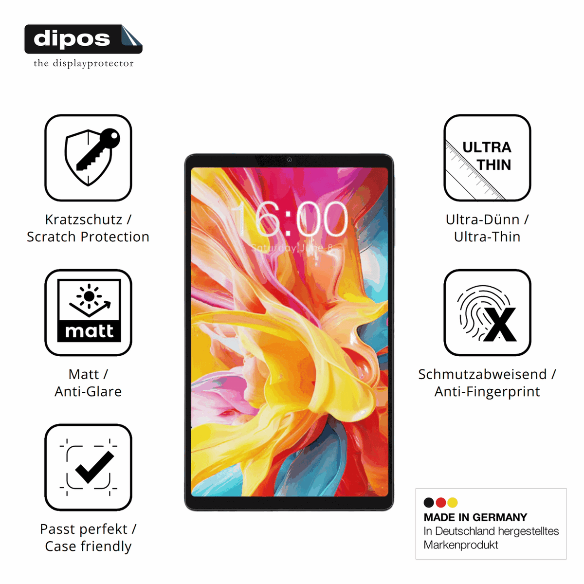 Displayschutz hergestellt in Deutschland, h�chste Qualit�t made in Germany