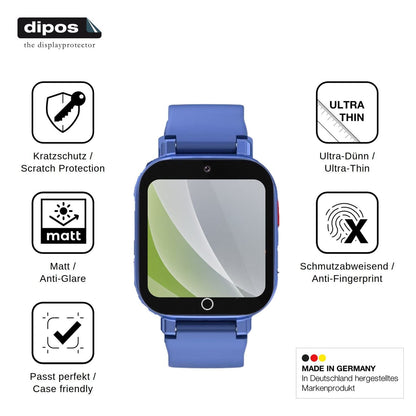 6x Screen Protector for Transformers Smartwatch Kinder 4G Protection Anti Glare dipos