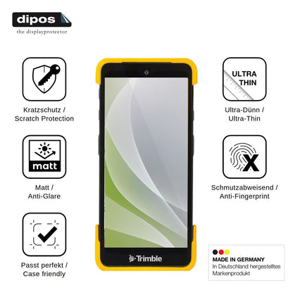 4x Screen Protector for Trimble TDC6 Protection Anti Glare dipos