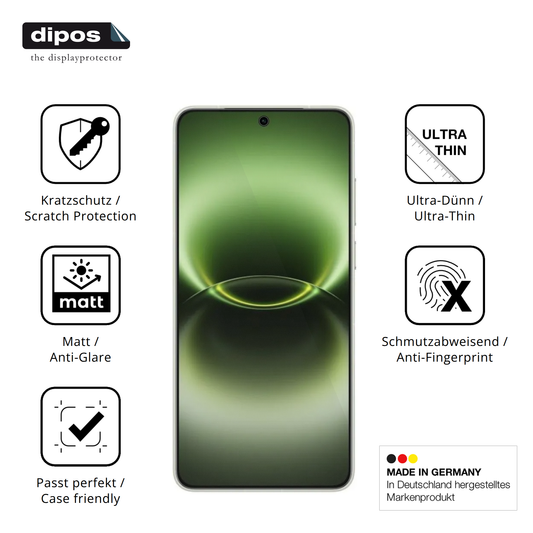 Displayschutz hergestellt in Deutschland, höchste Qualität made in Germany