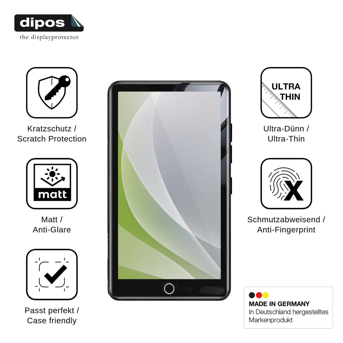 4x Screen Protector for WAHYTKU W10 Protection Anti Glare dipos