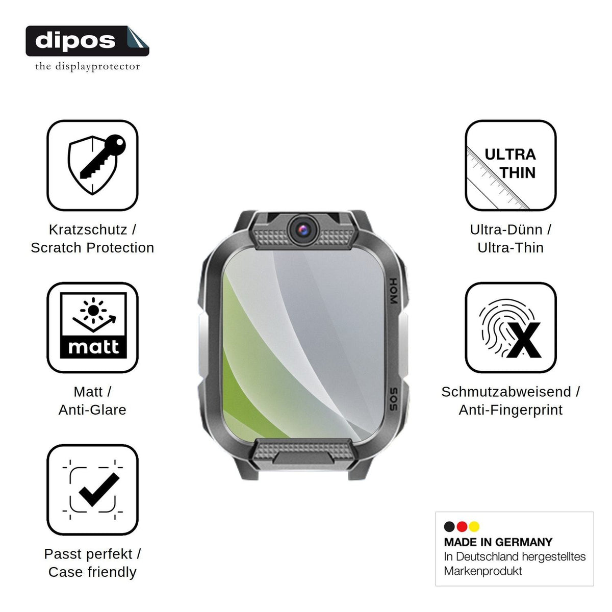 6x Screen Protector for whraills 001-BAK Protection Anti Glare dipos