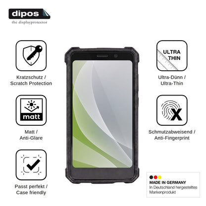 2x Screen Protector for yacdelo Rock V1 Protection Anti Glare dipos