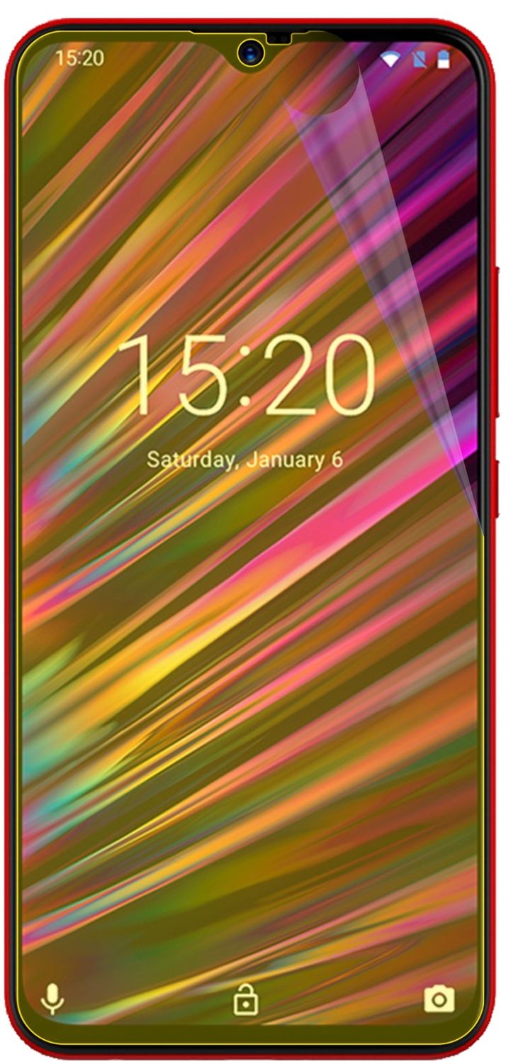 dipos Displayschutz für Umidigi F1, transparente Oberfläche, geringe Dicke und perfekte Passform