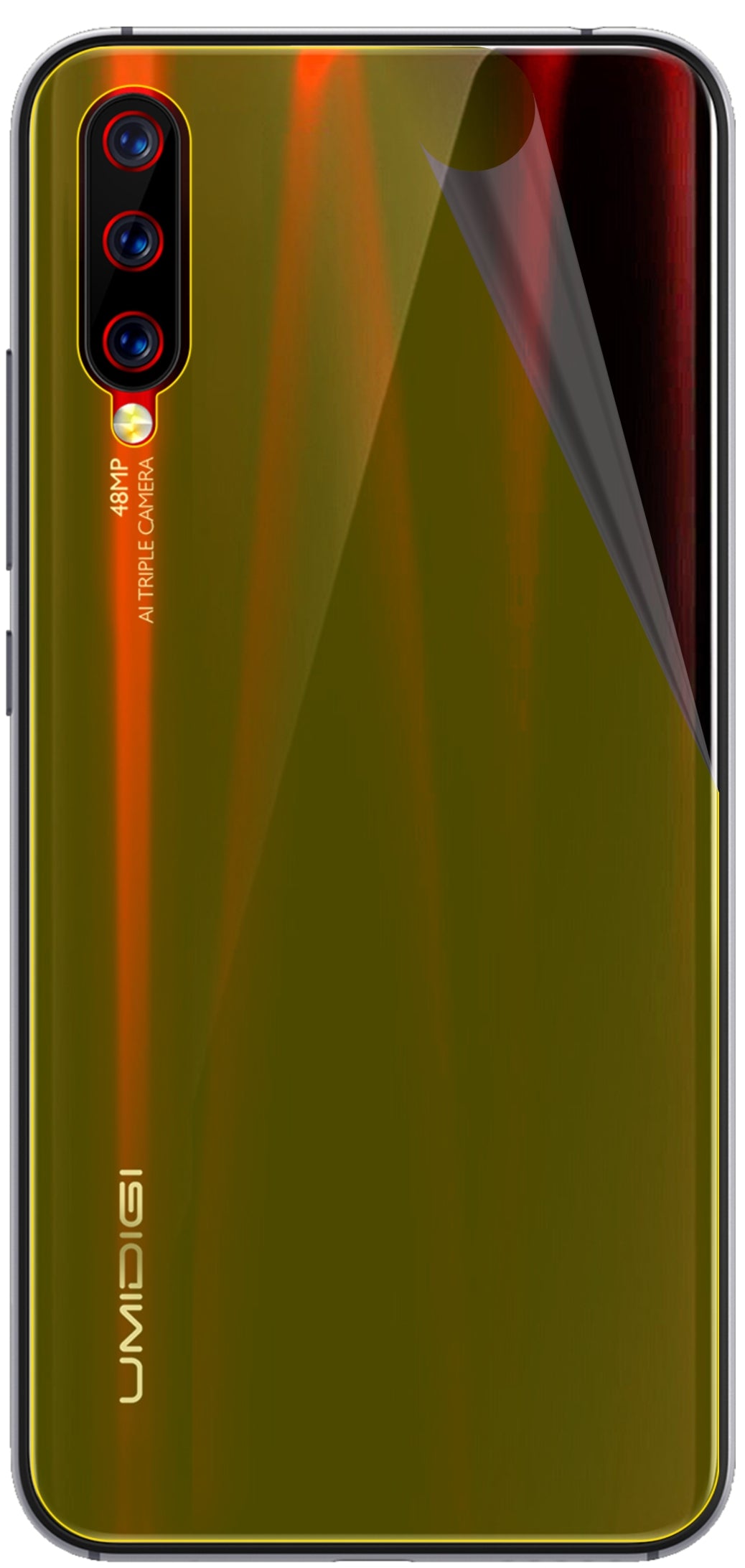 dipos Displayschutz für Umidigi X Rückseite, transparente Oberfläche, geringe Dicke und perfekte Passform