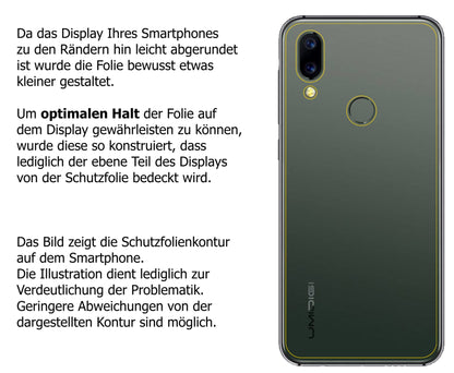 Schutzfolie mit optimaler Passform, zur Verwendung mit Hüllen geeignet