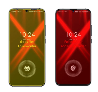 3x Screen Protector for Umidigi X Protective Film covers 100% dipos Flex