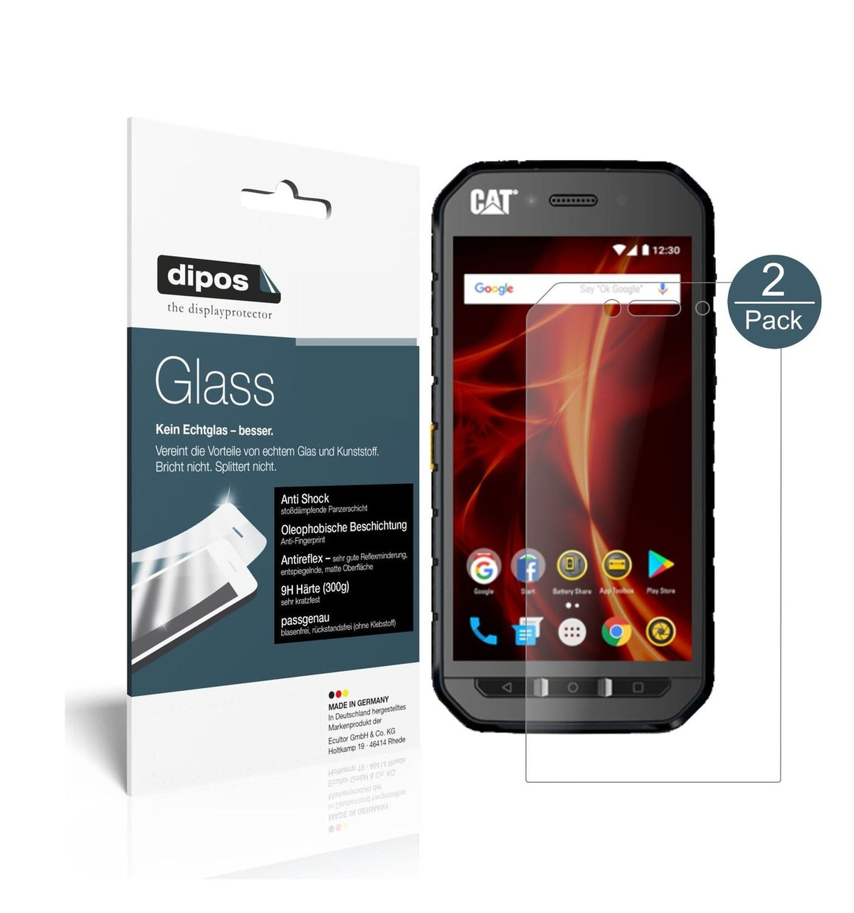 1x 9H Matte Screen Protector for Caterpillar Cat S41 Armored Film