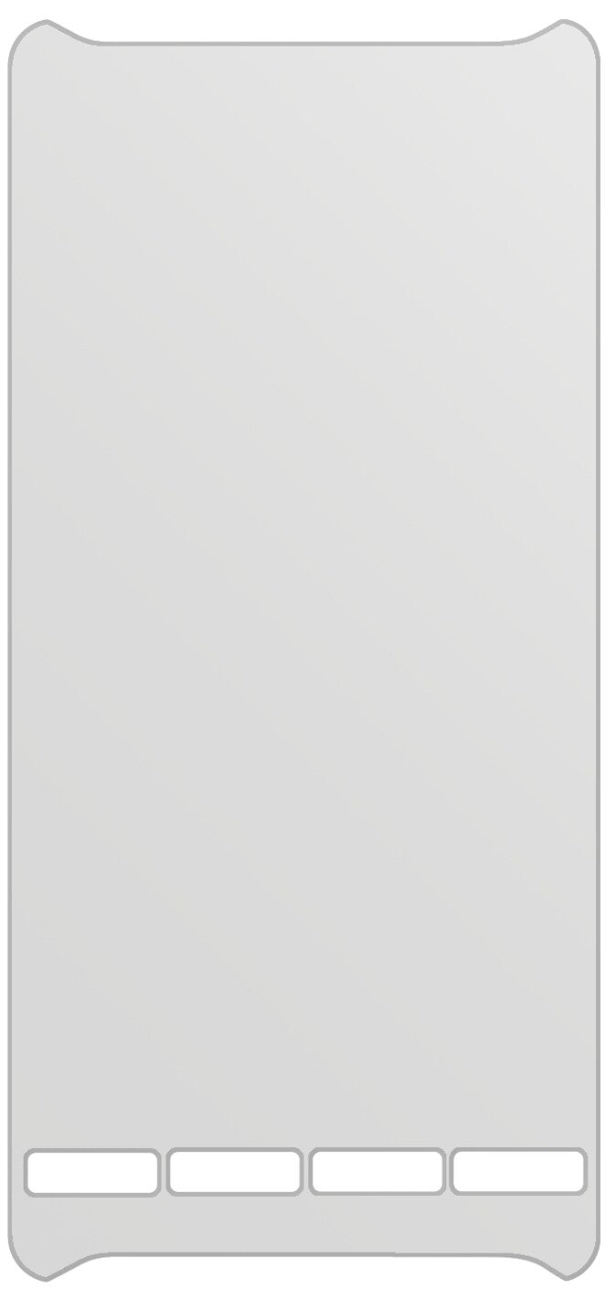 dipos Displayschutz für Unitech PA700, mattierte Oberfläche, geringe Dicke und perfekte Passform