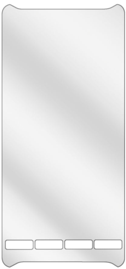 dipos Displayschutz für Unitech PA700, transparente Oberfläche, geringe Dicke und perfekte Passform