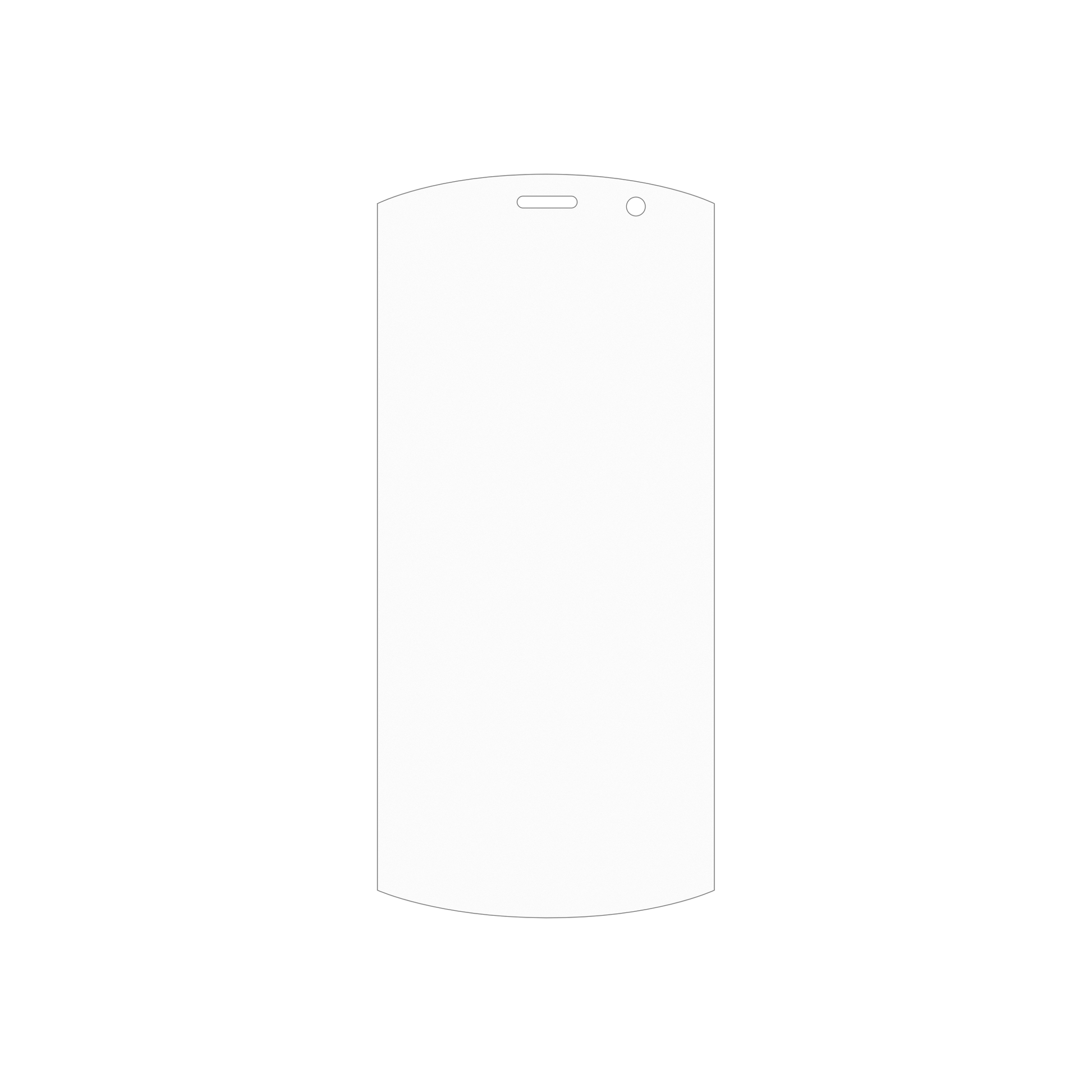 dipos Displayschutz für Unitech EA510, mattierte Oberfläche, geringe Dicke und perfekte Passform