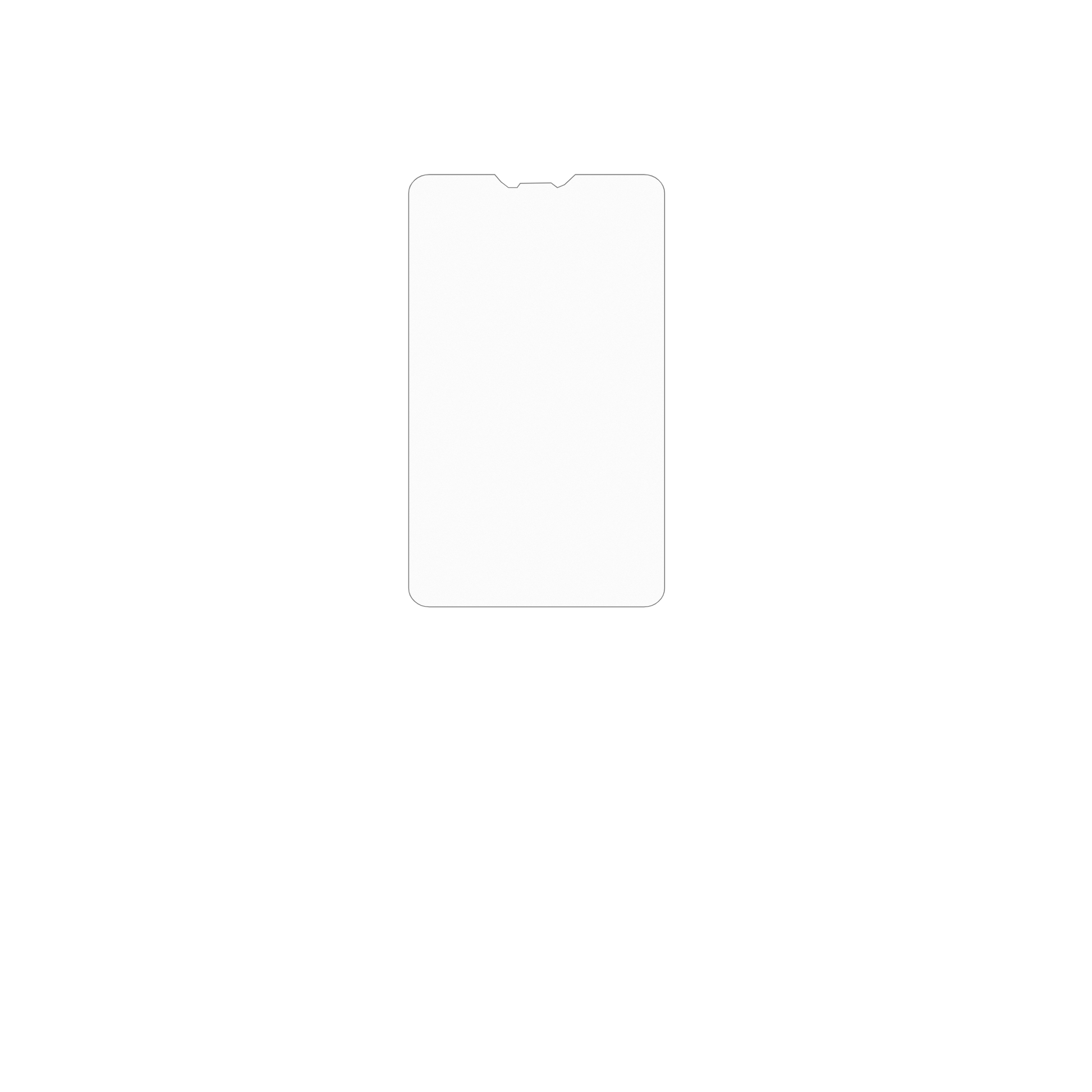 dipos Displayschutz für Unitech HT730, mattierte Oberfläche, geringe Dicke und perfekte Passform