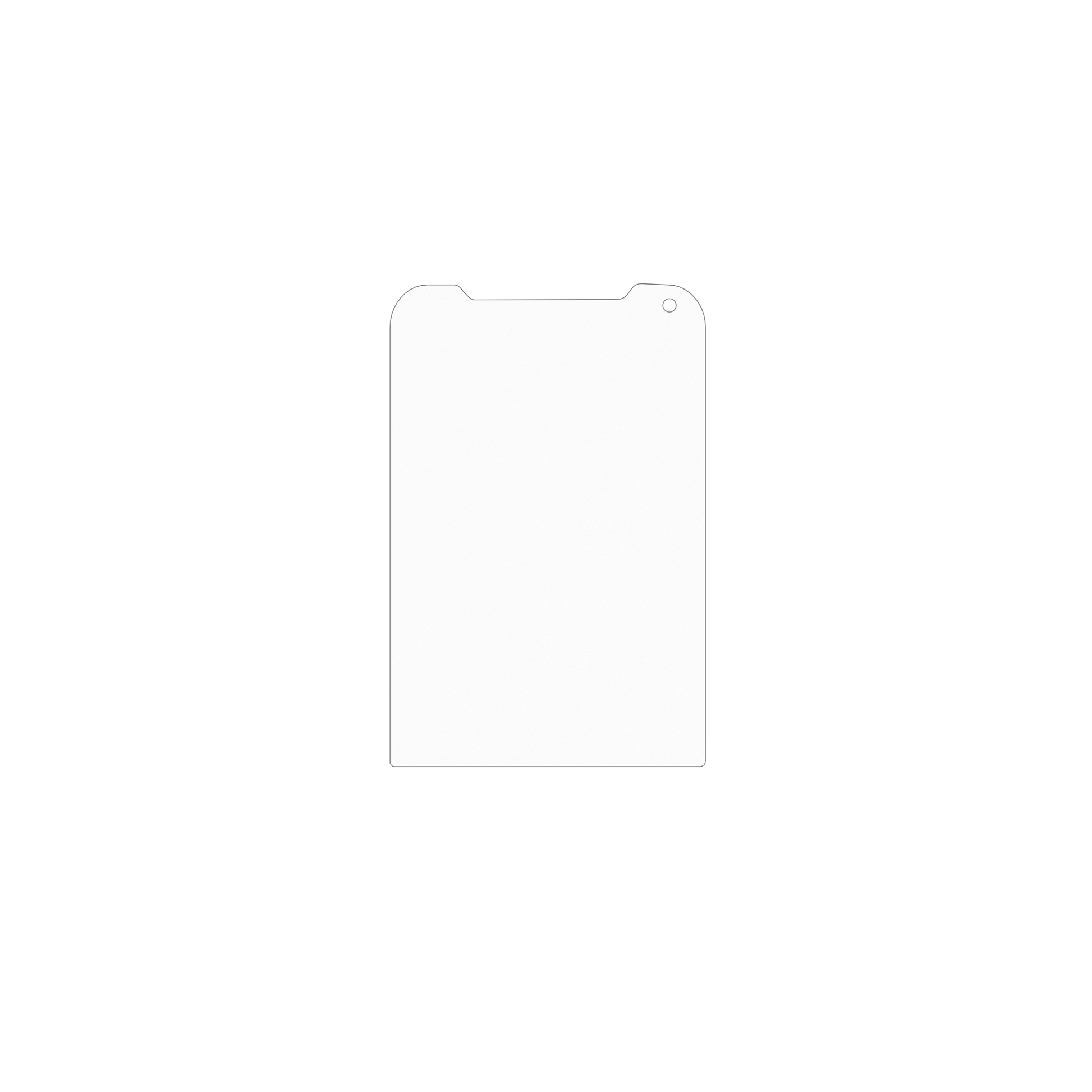 dipos Displayschutz für Unitech TB85 Plus, mattierte Oberfläche, geringe Dicke und perfekte Passform