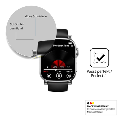 Schutzfolie mit optimaler Passform, zur Verwendung mit Hüllen geeignet