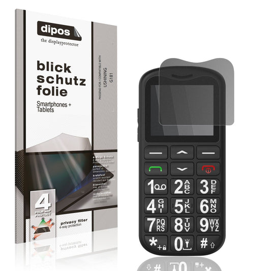 Screen Protector for USHINING G181 Privacy Filter 4-Way Protection dipos