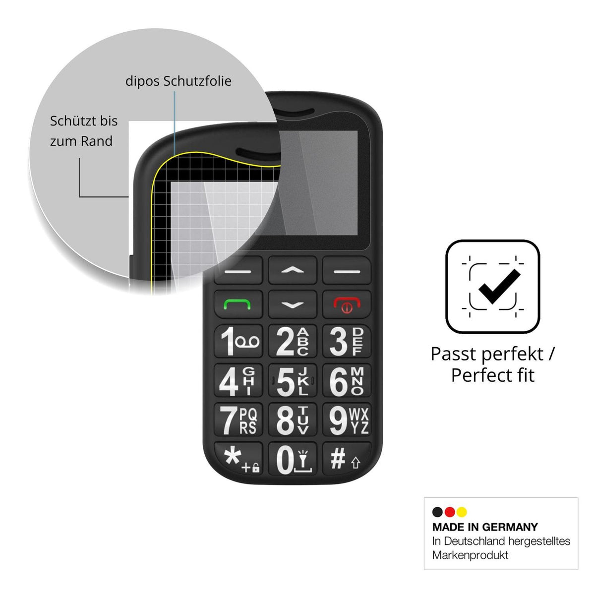 Screen Protector for USHINING G181 Privacy Filter 4-Way Protection dipos