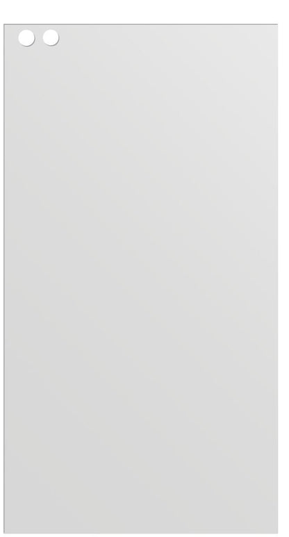 dipos Displayschutz für V10 LG, mattierte Oberfläche, geringe Dicke und perfekte Passform