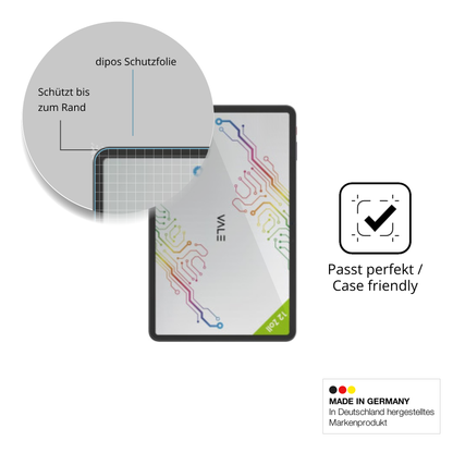 Besonders flexibler Displayschutz mit Anti-Shock-Schicht im Materialmix