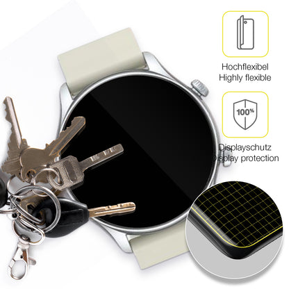 dipos Displayschutz für vamout S54 1.39 Zoll, transparente Oberfläche, geringe Dicke und perfekte Passform