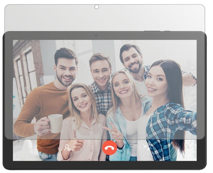 VankyoMatrixPad Z4 10 Zoll mit aufgebrachter dipos Displayschutzfolie, die lästige Fingerabdrücke minimiert