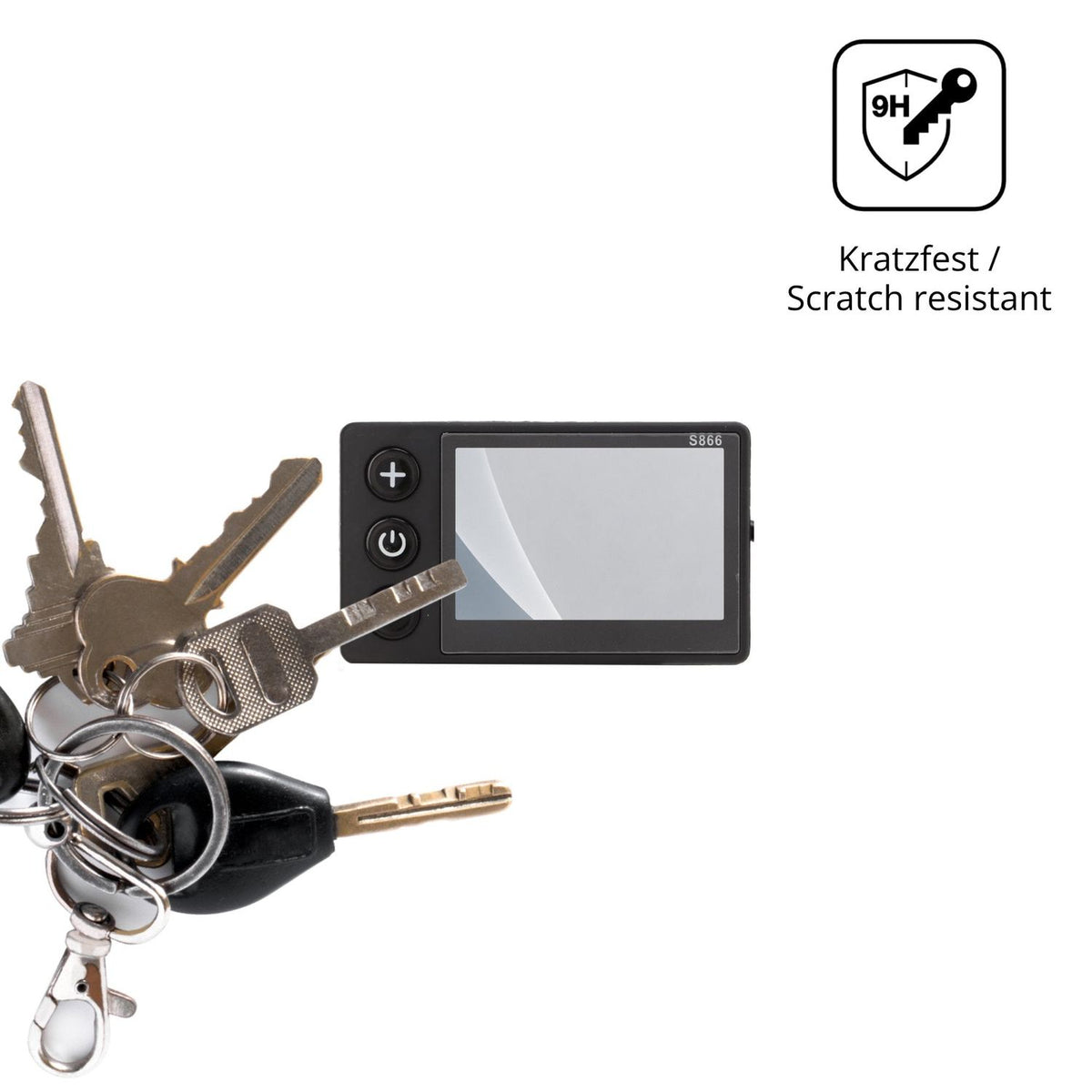dipos Displayschutz für VBESTLIFE S866, mattierte Oberfläche, robuste Festigkeit und perfekte Passform