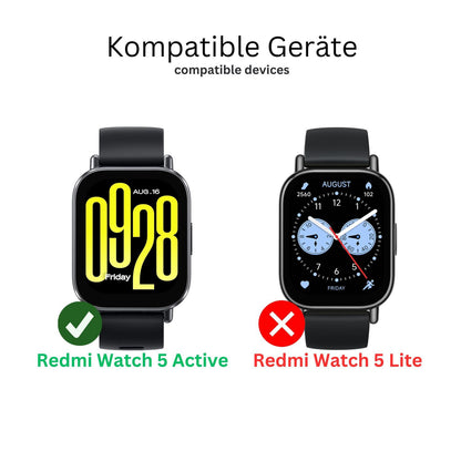 2x Screen Protector for Xiaomi Redmi Watch 5 Active Protective Film covers 100%