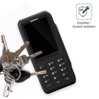 dipos Displayschutz für Verifone P630, transparente Oberfläche, perfekte Passform auch für die Rundungen