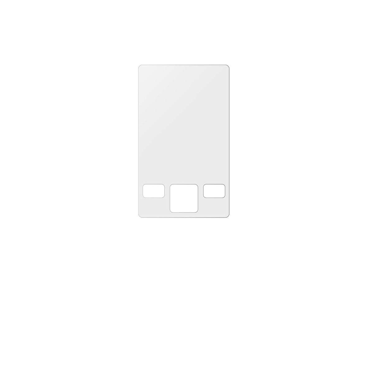 dipos Displayschutz für Verifone V200c, mattierte Oberfläche, geringe Dicke und perfekte Passform