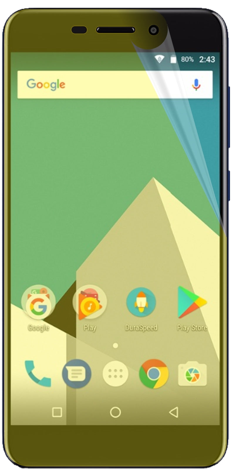 dipos Displayschutz für Vernee M5, transparente Oberfläche, geringe Dicke und perfekte Passform