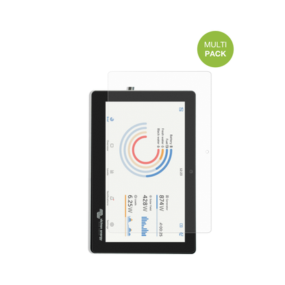 VictronEnergy GX Touch 70 Flush mit aufgebrachter dipos Displayschutzfolie, die lästige Fingerabdrücke minimiert