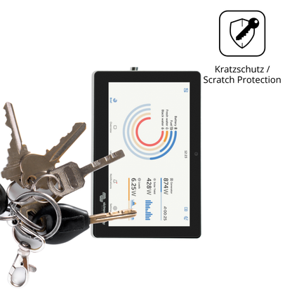 Schutz gegen Kratzer auf dem Victron Energy GX Touch 70 Flush Glas durch Schlüssel oder Ähnliches