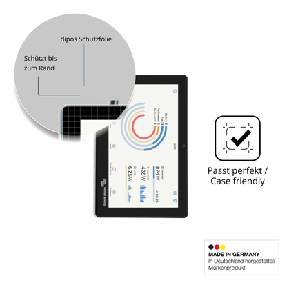 Schutzglasfolie mit optimaler Passform, zur Verwendung mit Hüllen geeignet