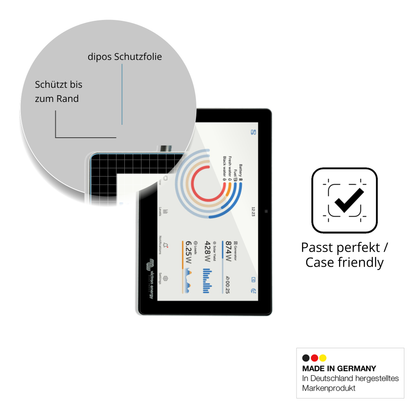 Besonders flexibler Displayschutz mit Anti-Shock-Schicht im Materialmix