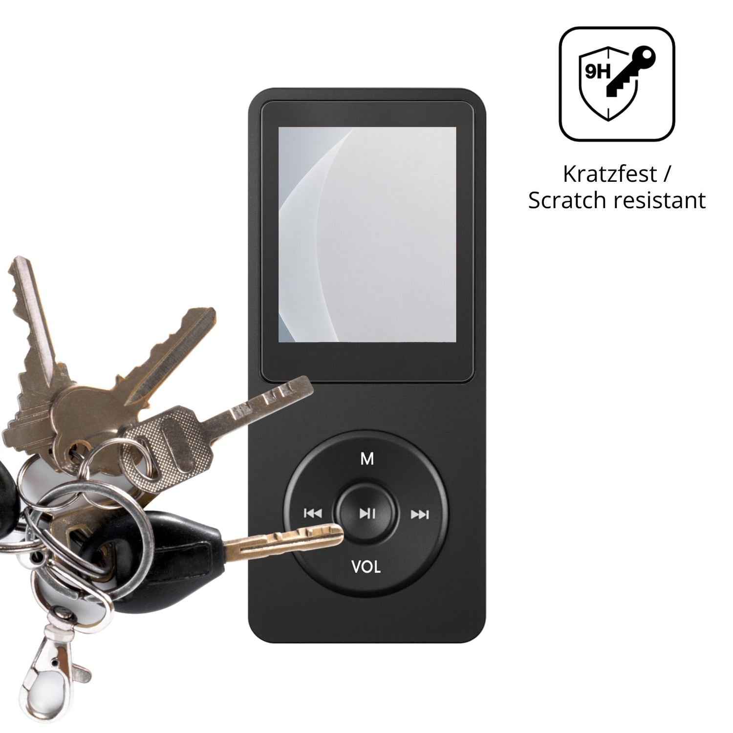 dipos Displayschutz für ViiRou YT3-32Go, mattierte Oberfläche, robuste Festigkeit und perfekte Passform