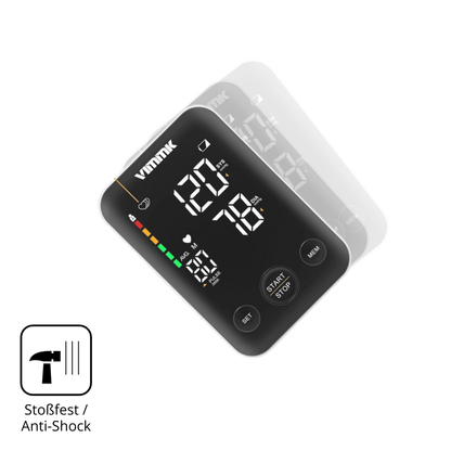 Schutz gegen Kratzer auf dem Vimmk Blutzuckermessgerät Glas durch Schlüssel, Stöße gegen die Tischkante oder Stürze