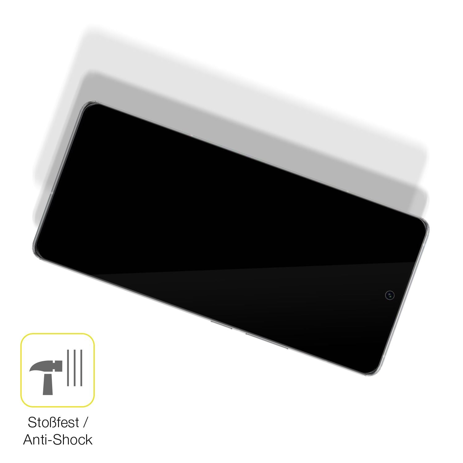 dipos Displayschutz für VIVO IQOO 12 Pro, transparente Oberfläche, geringe Dicke und perfekte Passform