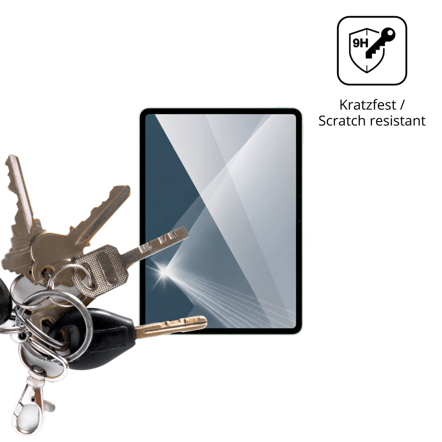 dipos Displayschutz für Vivo Pad5c, transparente Oberfläche, perfekte Passform auch für die Rundungen