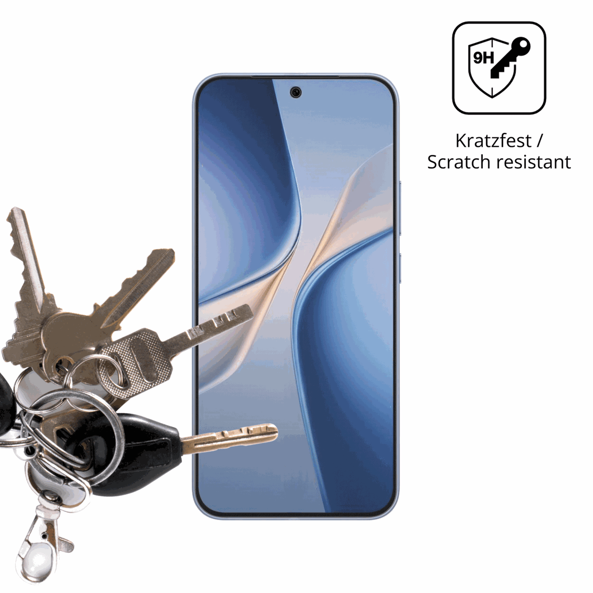 dipos Displayschutz für Vivo T5 Pro, mattierte Oberfläche, robuste Festigkeit und perfekte Passform